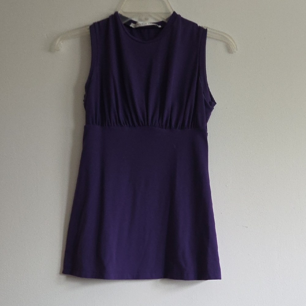 Susana Monaco Rich Purple Tank Top